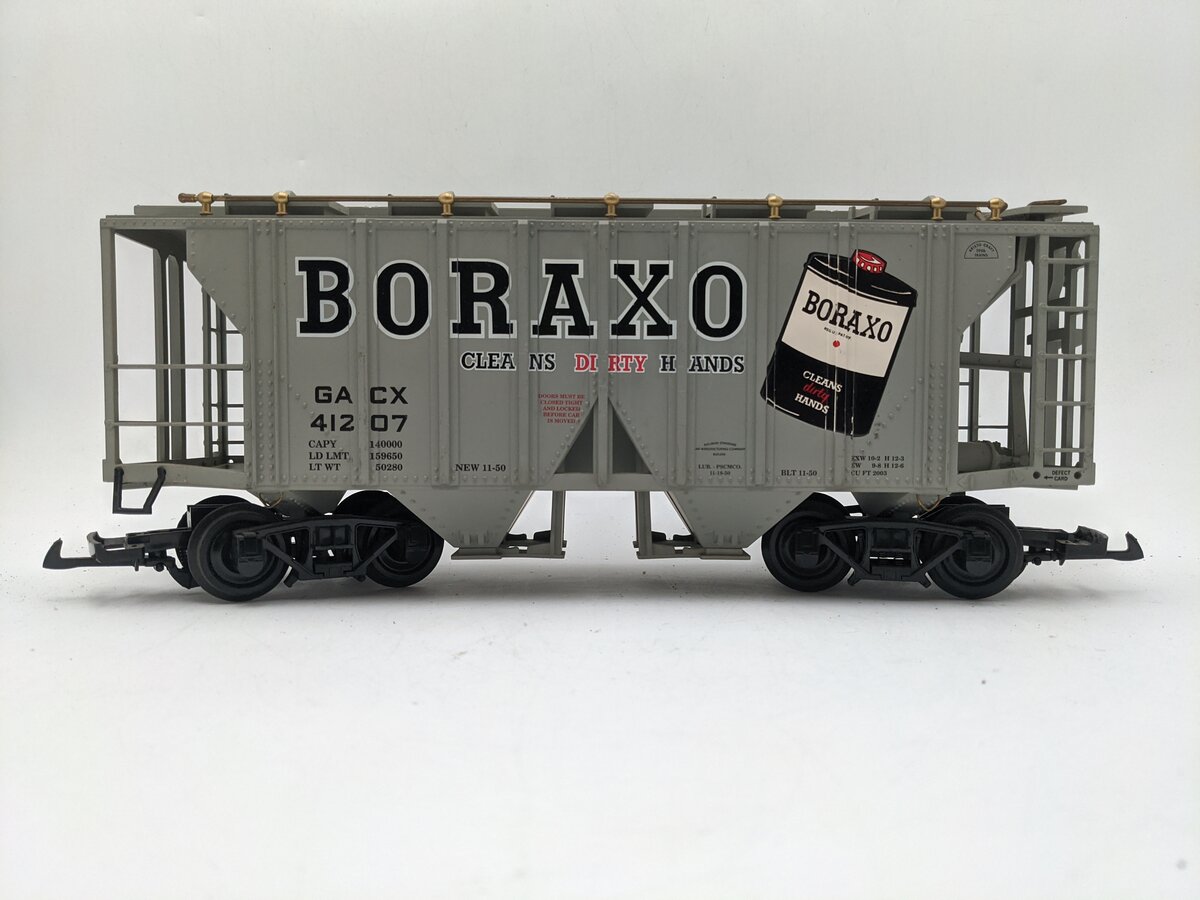 Aristo-Craft 41207 G Gauge Boraxo 2-Bay Hopper EX