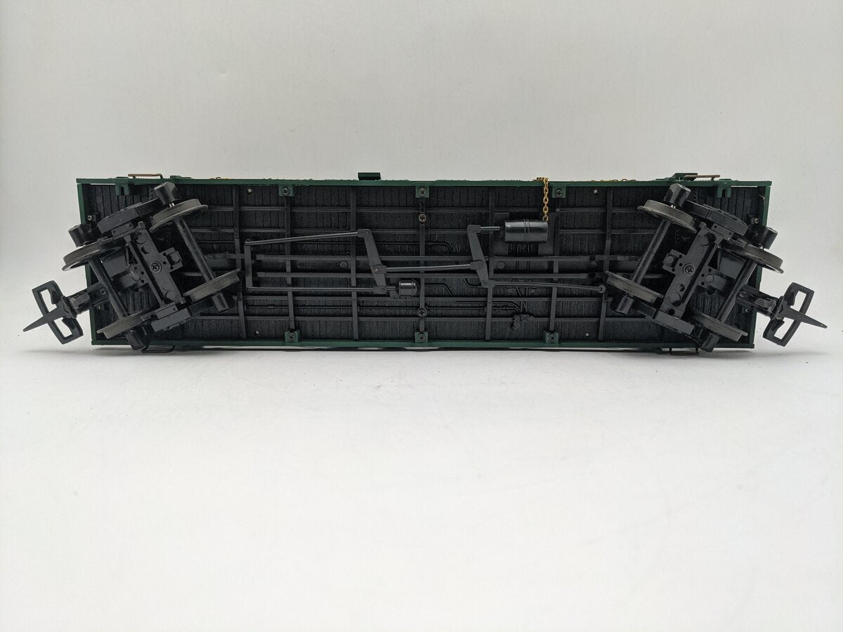 REA REA-46501 G Scale Piggyback Flat Car w/2 Trailers EX