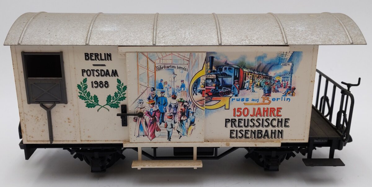 LGB 4028B G Scale Berlin 1988 Boxcar VG