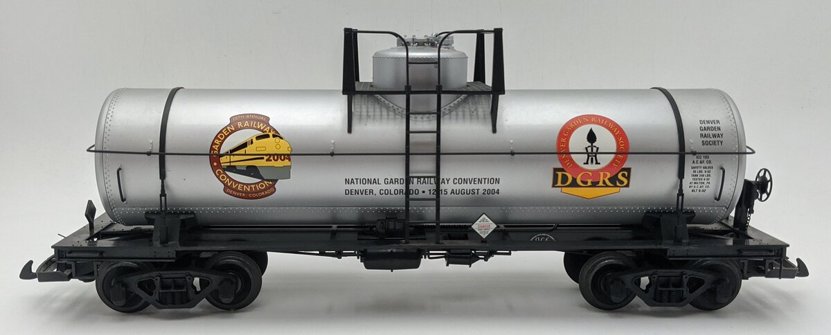 USA Trains C304 G DGRS 2004 Garden Railway Convention 10K Gal Tank Car - MW EX