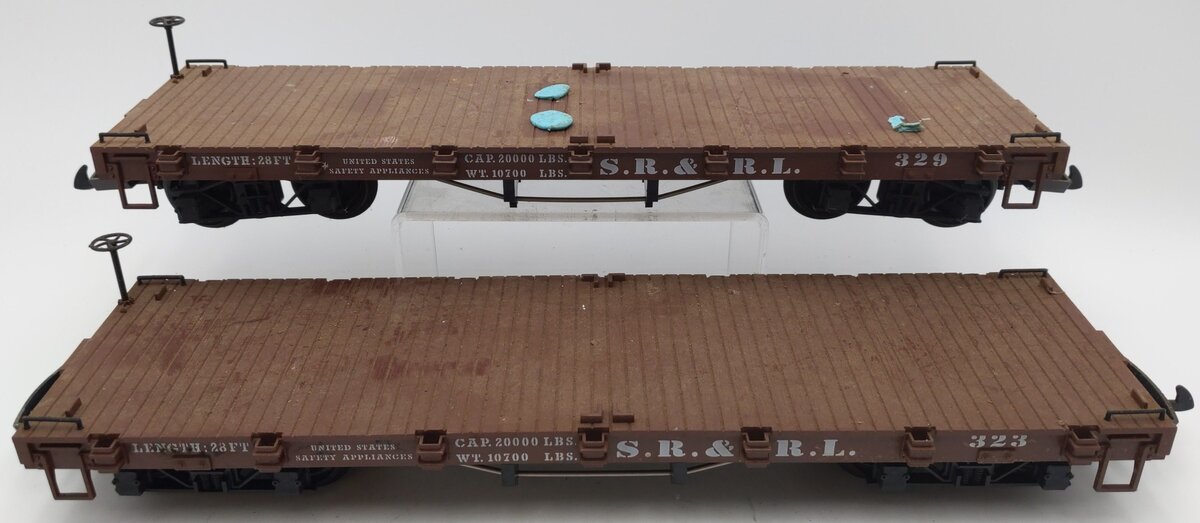 LGB 41600 G Sandy River & Rangeley Lakes Flatcar Set EX