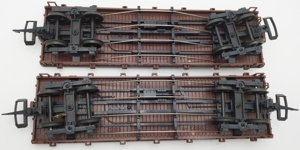 LGB 41600 G Sandy River & Rangeley Lakes Flatcar Set EX