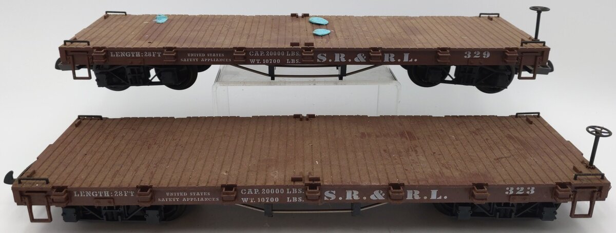 LGB 41600 G Sandy River & Rangeley Lakes Flatcar Set EX