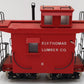 G-Scale Ely-Thomas Lumber Co. Red Caboose #8 - Custom