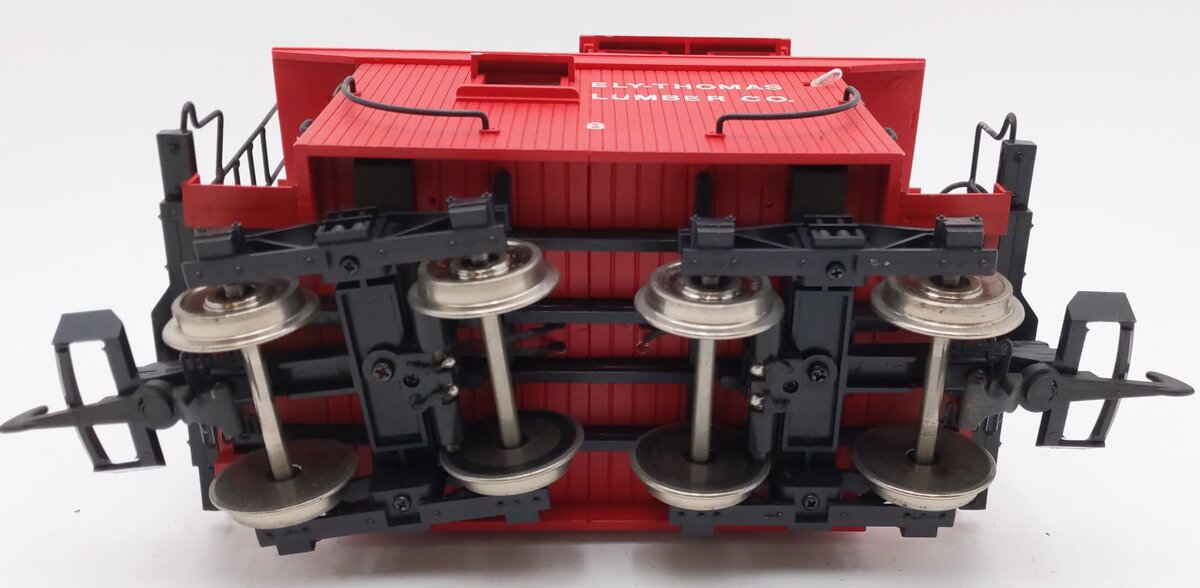 G-Scale Ely-Thomas Lumber Co. Red Caboose #8 - Custom