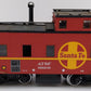 Aristo-Craft 42106 Santa Fe Long Steel Caboose #999106 w/Metal Wheels VG