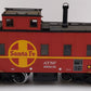 Aristo-Craft 42106 Santa Fe Long Steel Caboose #999106 w/Metal Wheels VG