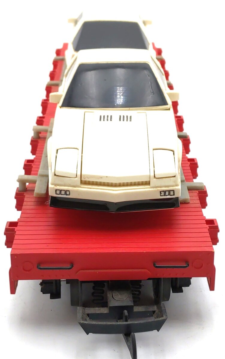 USA Trains 701 G Pennsylvania Flat Car with Two Autos EX