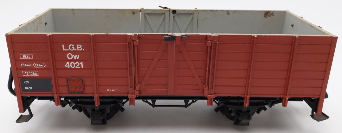 LGB 4021 G Gauge High Side Gondola VG