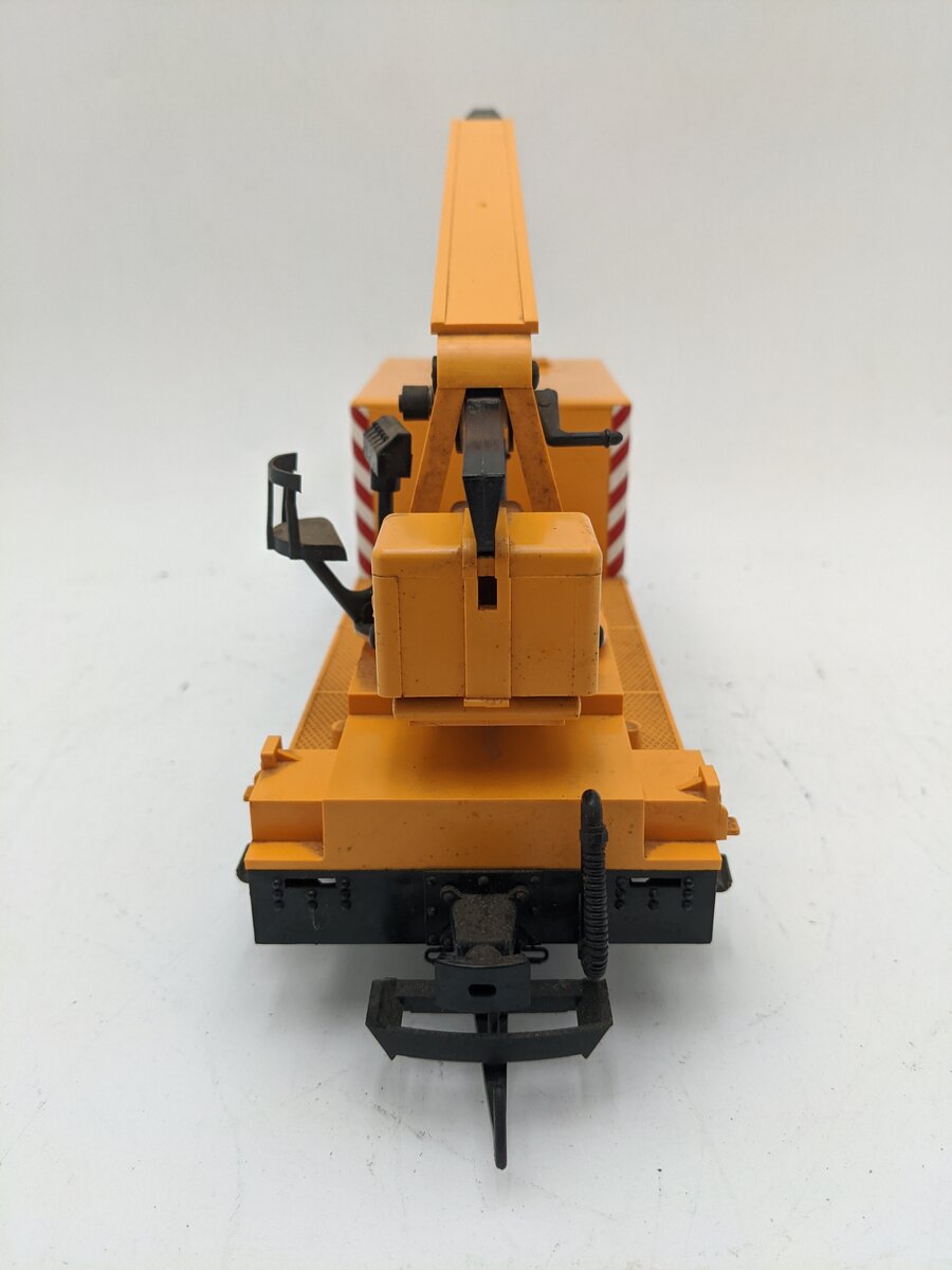 LGB 4042 G Scale Matra Yellow Construction Crane Car EX