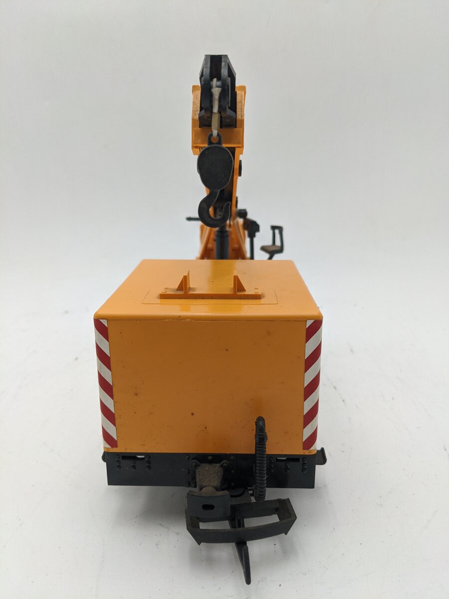 LGB 4042 G Scale Matra Yellow Construction Crane Car EX