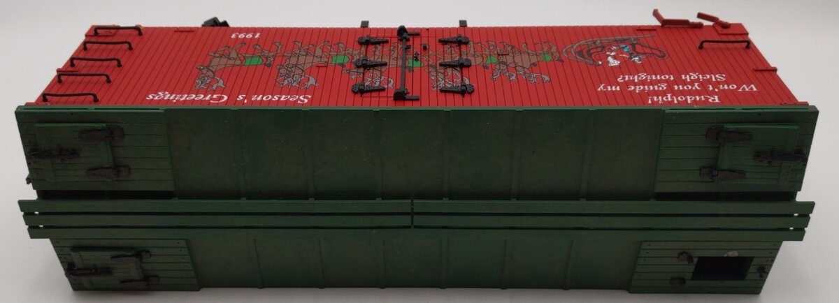 USA Trains 13011 G Scale 1993 Christmas Reefer VG