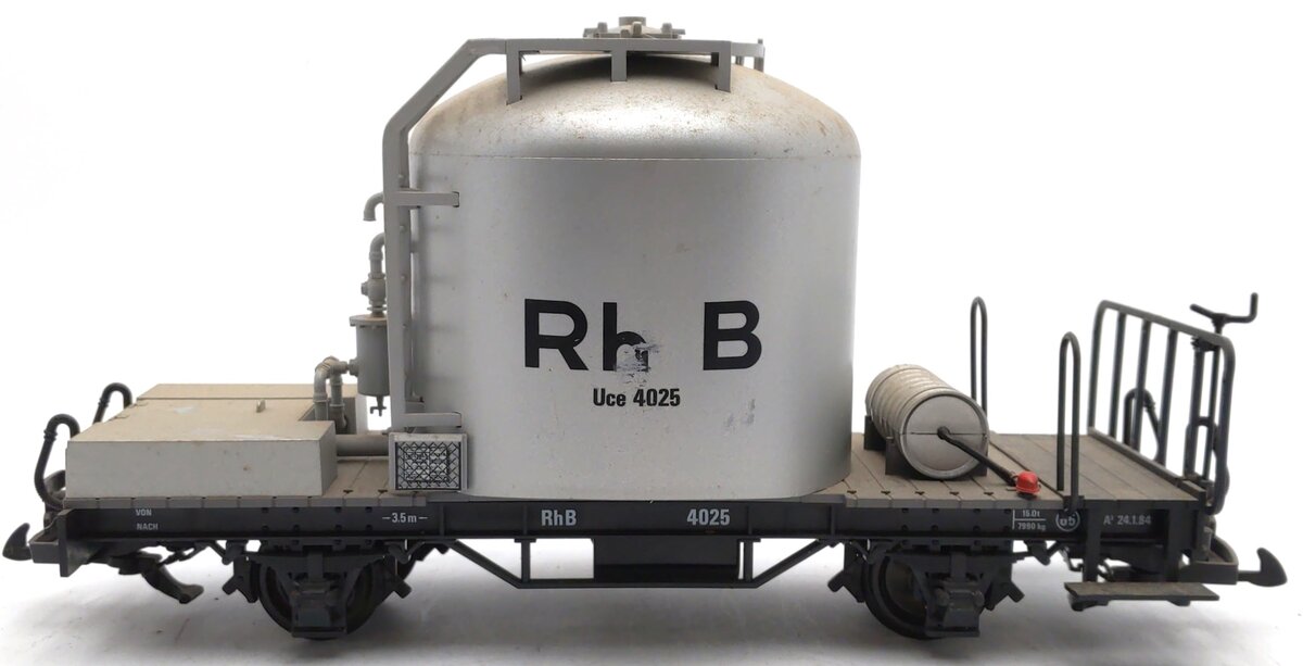 LGB 4025 G Scale RhB Tank Car #4025 EX