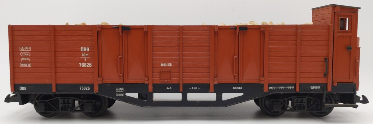LGB 4062 G Scale OBB Gondola w/ Rock Load #76826 EX