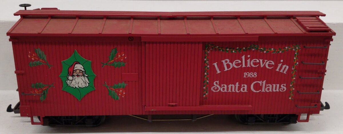 USA Trains 1939 G Scale 1988 Christmas Boxcar #1988 EX