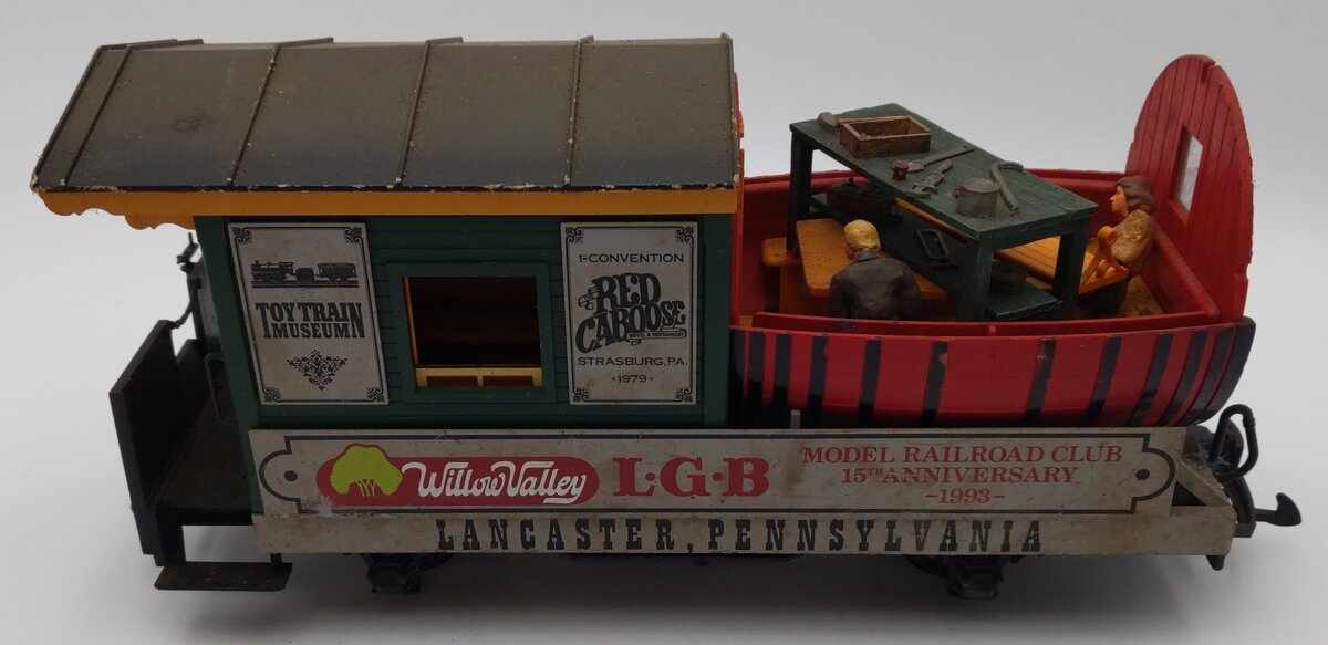 LGB 30421 G Scale Model Railroad Club 15th Anniversary Convention Barrel Car VG