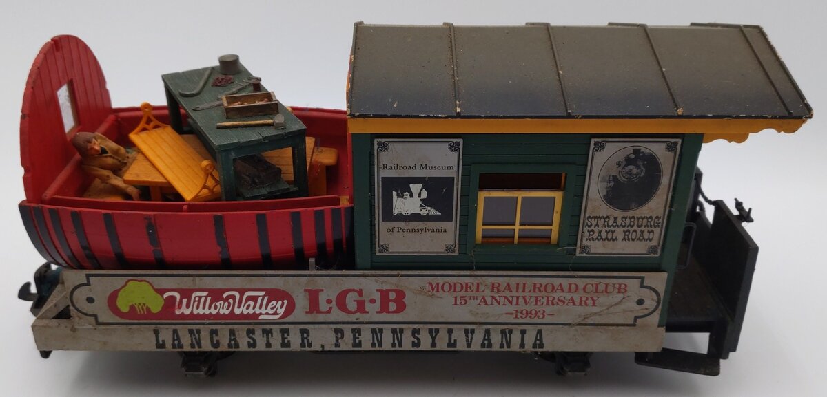 LGB 30421 G Scale Model Railroad Club 15th Anniversary Convention Barrel Car VG