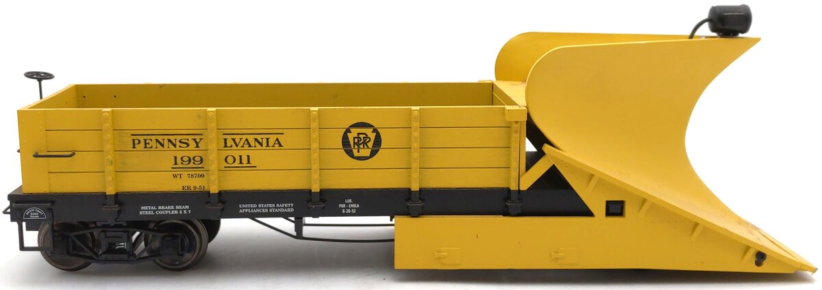Aristo-Craft 46706 G Scale Pennsylvania RR Wedge Snow Plow #199011 EX