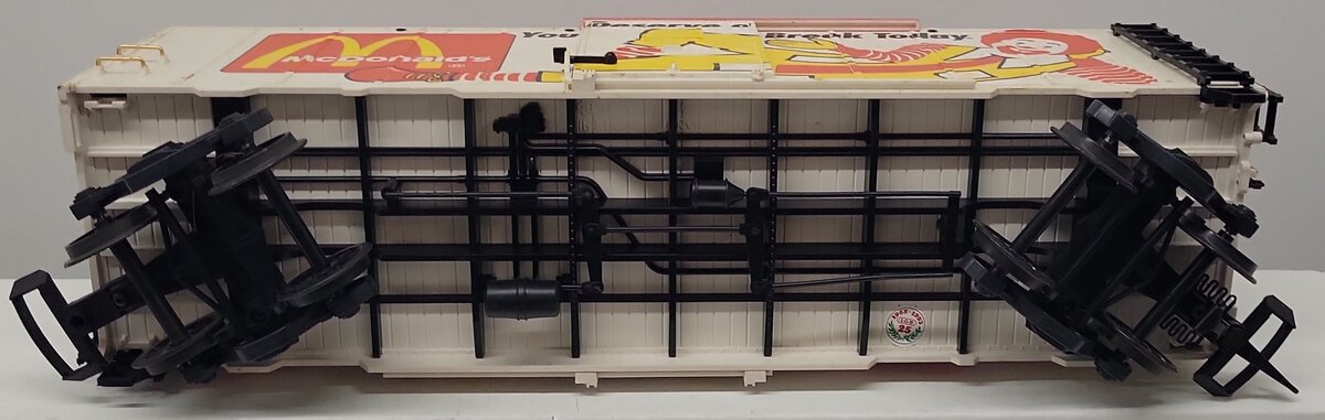 LGB 44910 G Scale McDonalds "You Deserve A Break Today" Boxcar EX