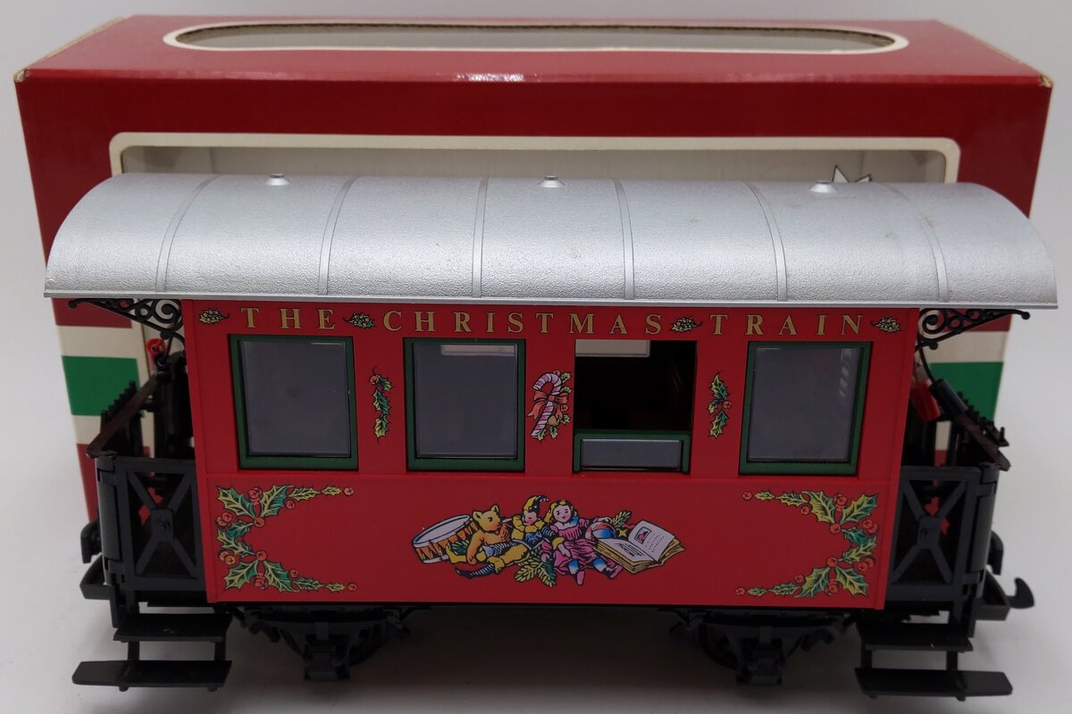 LGB 3607 G Scale The Christmas Train Passenger Car VG/Box