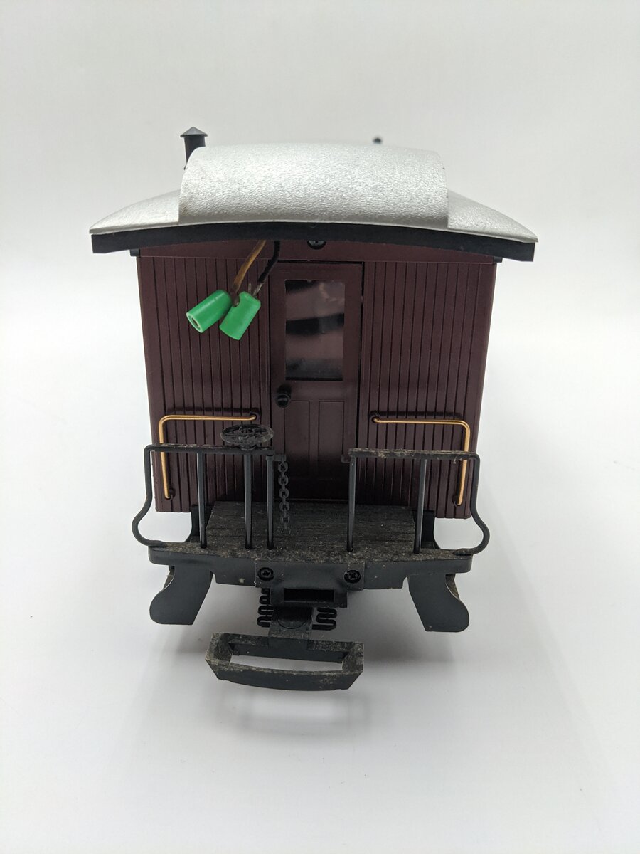 LGB 32843 G Gauge Pennsylvania Baggage Car - Plastic Wheels EX/Box