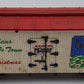 USA Trains R1300 G Scale Christmas 1991 Santa Is Coming To Town Reefer Car VG
