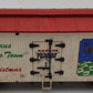 USA Trains R1300 G Scale Christmas 1991 Santa Is Coming To Town Reefer Car VG