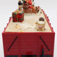 LGB 4021CT G Scale The Christmas Train Red Gondola w/Custom Christmas Load EX