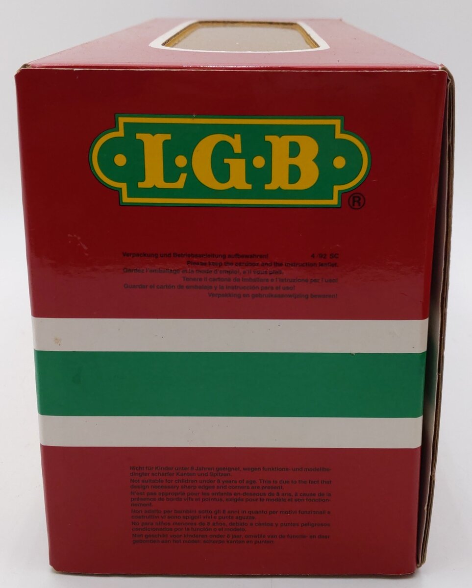 LGB 4021CT G Scale The Christmas Train Red Gondola w/Custom Christmas Load EX