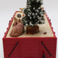 LGB 4021CT G Scale The Christmas Train Red Gondola w/Custom Christmas Load EX