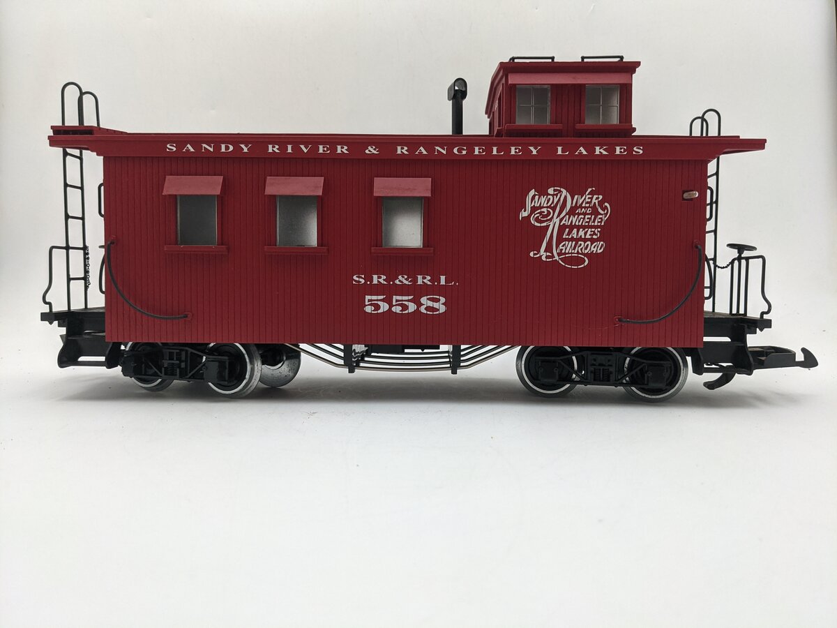 USA Trains R12003 G Scale Sandy River Rangley Lake Wood Caboose #558 (MW) EX