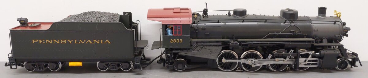 LGB 21872 G Scale PRR 2-8-2 Mikado Steam Locomotive & Tender #2809 with Sound EX/Box