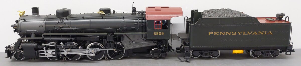 LGB 21872 G Scale PRR 2-8-2 Mikado Steam Locomotive & Tender #2809 with Sound EX/Box
