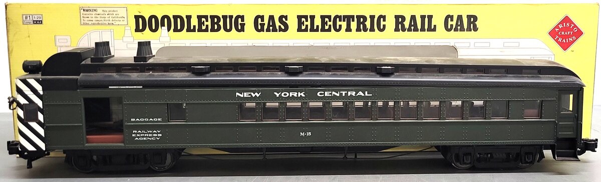 Aristo-Craft 21207 G New York Central Doodlebug Gas Electric Rail Car VG/Box