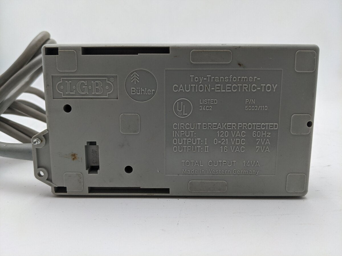 LGB 5003/110 G Scale 110 Volt Transformer EX