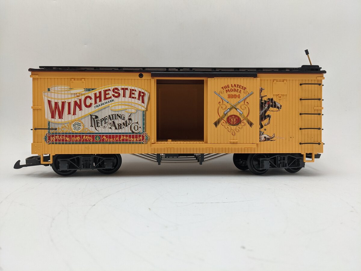 LGB 47670 G Scale Winchester Rifles Boxcar EX/Box