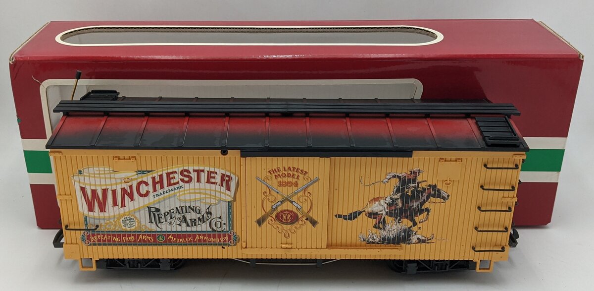 LGB 47670 G Scale Winchester Rifles Boxcar EX/Box