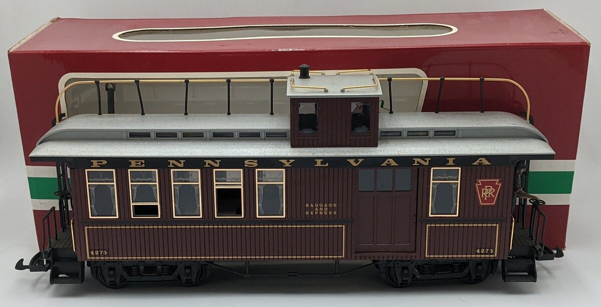 LGB 42750 G Scale Pennsylvania Combine Caboose EX/Box