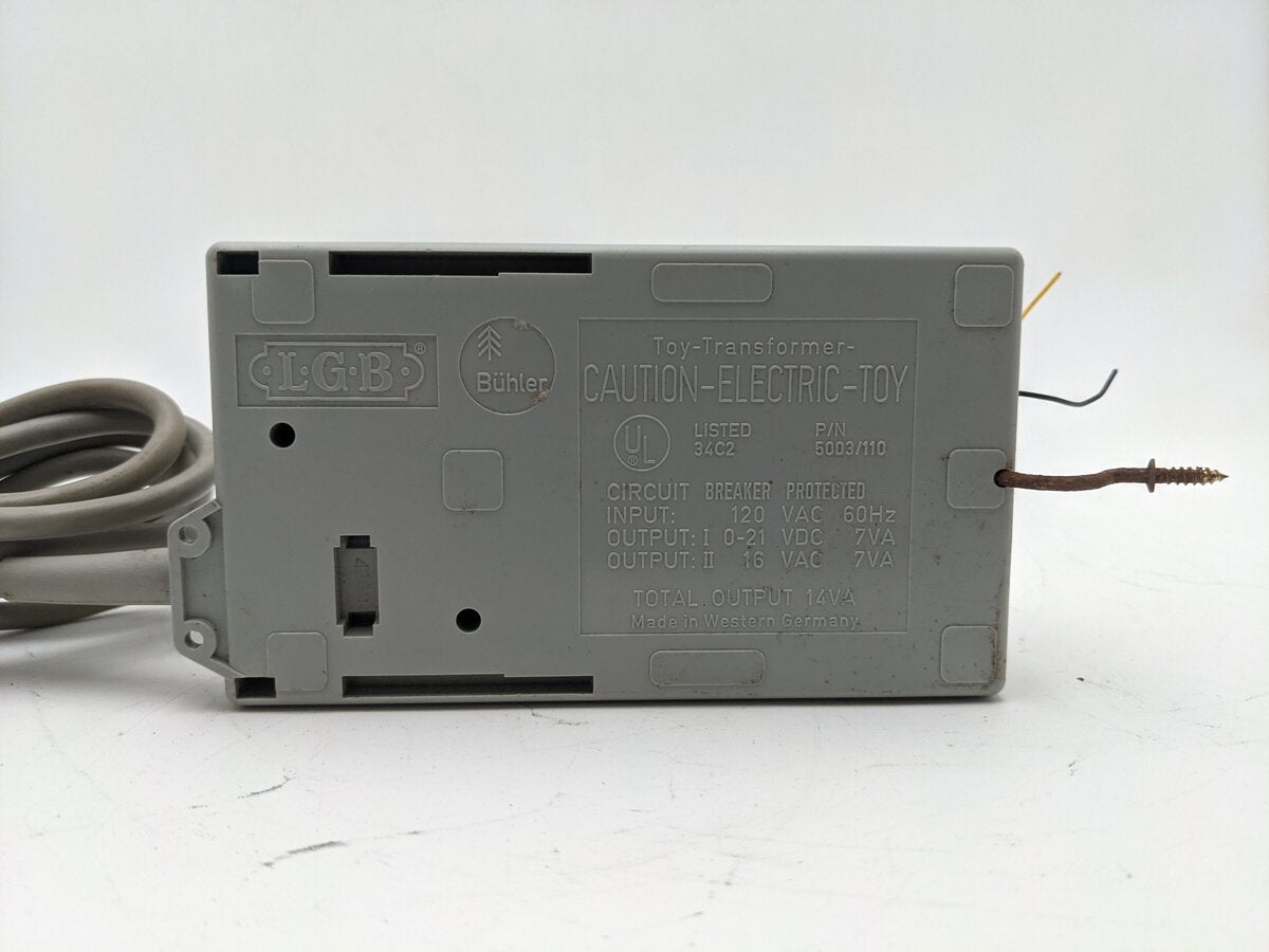 LGB 5003/110 G Scale 110 Volt Transformer EX
