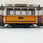 LGB 3500 G Scale Yellow Non-Powered Streetcar / Trolley VG