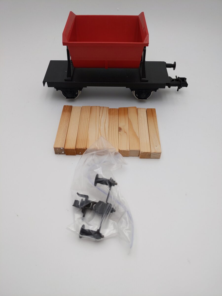 Marklin G Scale Maxi Dump Bin Car w/Wood Load EX