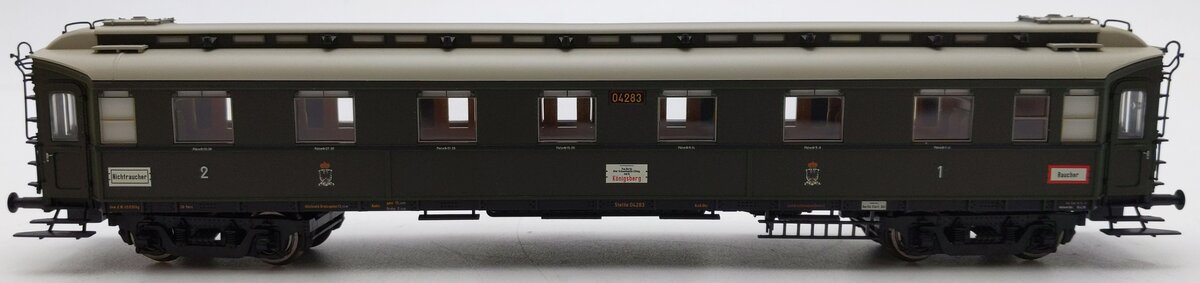 Brawa 45204 HO Scale Express Passenger Coach Car #04283 NIB