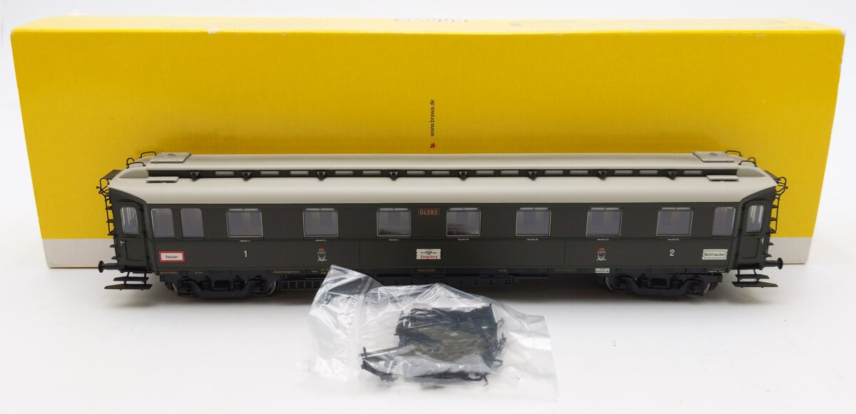 Brawa 45204 HO Scale Express Passenger Coach Car #04283 NIB