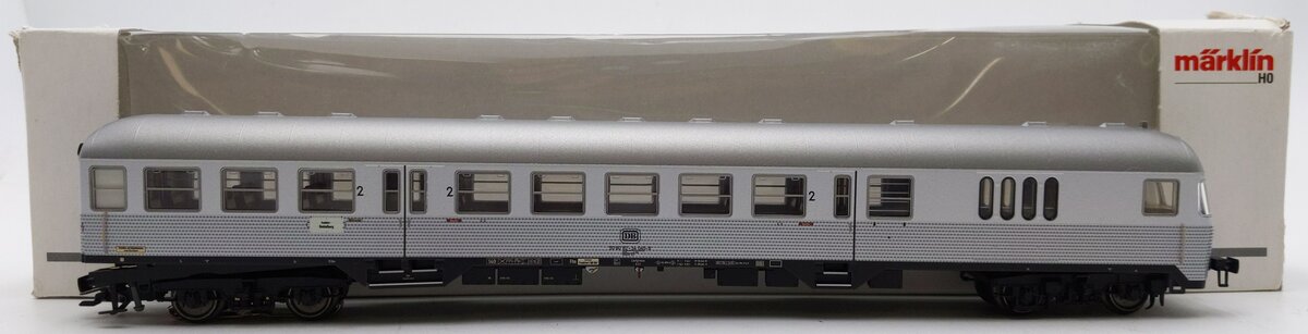 Marklin 43899 HO German Federal Railroad BDnrzf 740 2nd Cab Control Car 3-Rail LN/Box