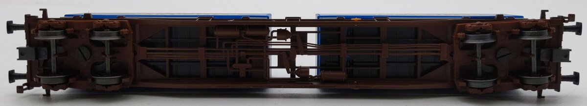 Marklin 47075-02 HO Scale Austrian Railways Deep Well Flatcar w/ Containers NIB
