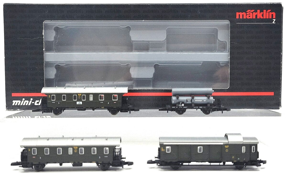 Marklin 87508 Z DRG Passenger Car Set with a Non-Revenue Car (Set of 4) LN/Box