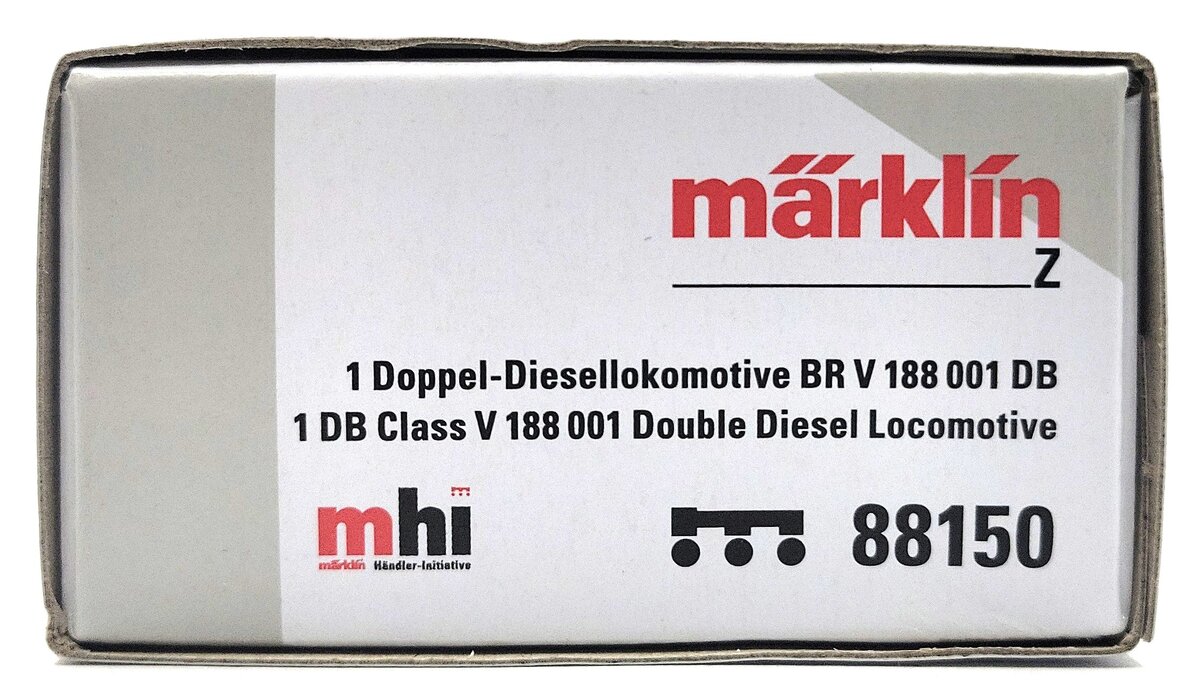 Marklin 88150 Z Scale DB Double Diesel Locomotive LN/Box