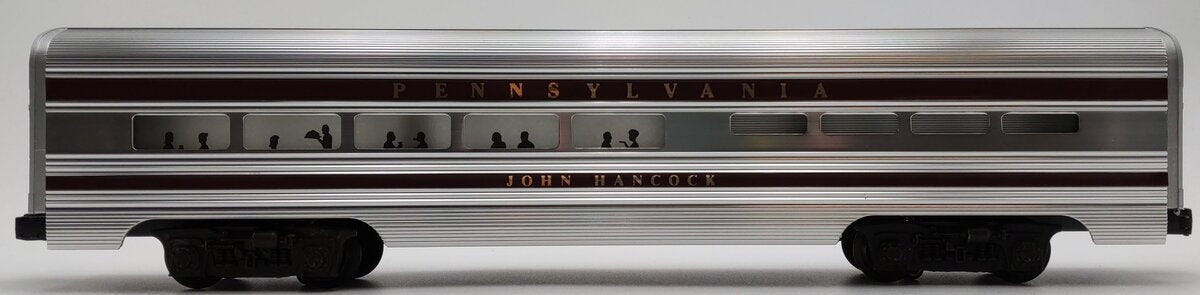 Lionel 6-7208 O Gauge Pennsylvania "John Hancock" Aluminum Dining Car EX/Box