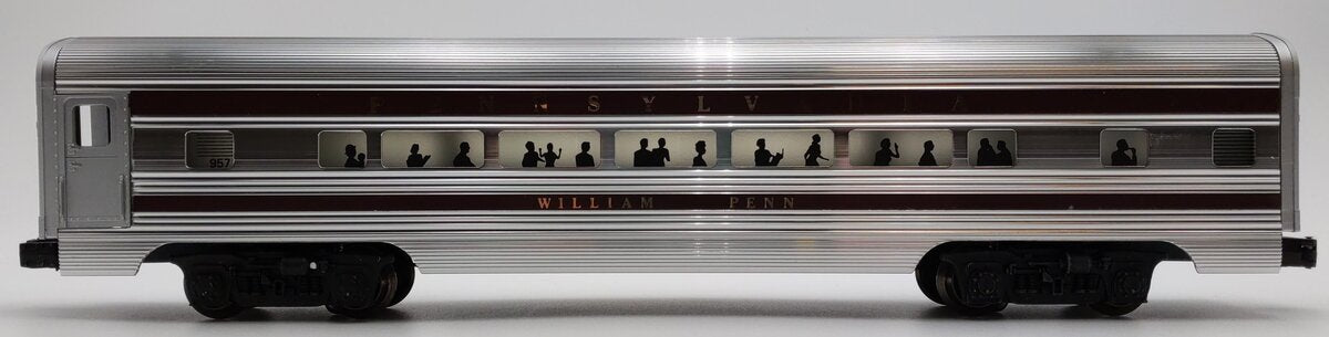 Lionel 6-9571 O Gauge Pennsylvania RR "William Penn" Aluminum Passenger Car EX/Box