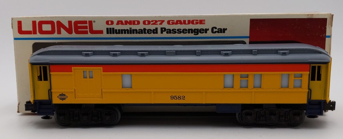 Lionel 6-9582 O Gauge Chessie Steam Special Combination Car #9582 EX/Box